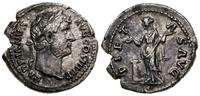 denar 134-138, Rzym, Aw: Głowa Głowa cesarza w w