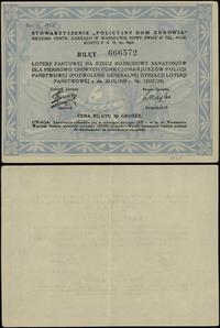 bilet wartości 50 groszy 1928/1929, Warszawa, nu
