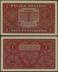 1 marka polska 23.08.1919, seria I-U, numeracja 