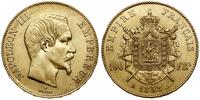 100 franków 1858 A, Paryż, złoto, 32.22 g, Gadou