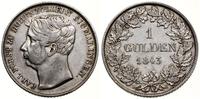 Niemcy, 1 gulden, 1843