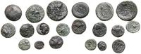 zestaw 10 monet (ok. 5-20 mm) IV–II w. pne, w sk