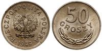 50 groszy 1949, Kremnica, miedzionikiel, Parchim