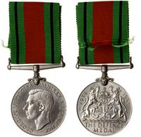 Medal Obrony od 1945, Głowa Jerzego VI w lewo, n
