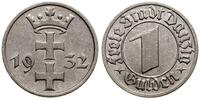 1 gulden 1932, Berlin, herb Gdańska, AKS 15, CNG