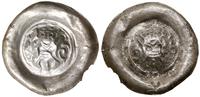 brakteat szeroki 1253–1278, Ukoronowana postać w