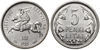 5 litu 1925, Kowno, srebro próby "500", 13.48 g,