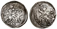denar 1236–1248, Aw: Postać na koniu, w prawo, t