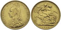 1 funt 1892, Londyn, złoto "916", 7.95 g