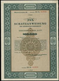 3,5% Bilet Skarbowy na 10.000 złotych 15.11.1943
