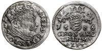 trojak 1586, Wilno, odmiana bez godła herbu Prus