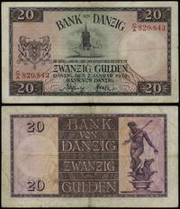 20 guldenów 2.01.1932, seria C/A, numeracja 8208