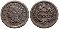 1 cent 1851, Filadelfia, typ Young Head, brąz, K