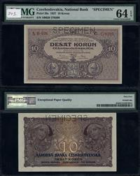 10 koron 2.01.1927, seria B, numeracja 270299, u