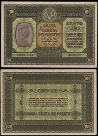100 lirów 2.1.1918, seria A 46, bardzo niska num