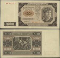 500 złotych 1.07.1948, seria BB, numeracja 50146
