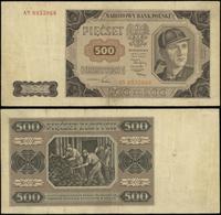 500 złotych 1.07.1948, seria AS, numeracja 88339