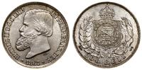 200 reali 1867, Rio de Janeiro, srebro próby '83