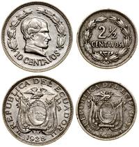lot 2 monet 1928, 2 1/2 centavo oraz 10 centavo,