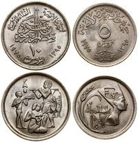 zestaw 2 monet 1975, w skład zestawu wchodzi 10 