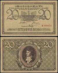 20 marek polskich 17.05.1919, seria B, numeracja