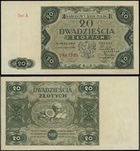 20 złotych 15.07.1947, seria A, numeracja 786372