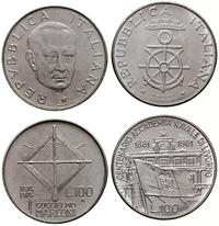 zestaw 3 x 100 lirów 1974, 1979, 1981, Rzym, sta
