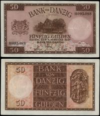 50 guldenów 5.02.1937, seria H, numeracja 095088