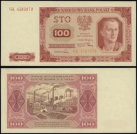 100 złotych 1.07.1948, seria GL, numeracja 41838