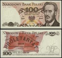 100 złotych 17.05.1976, seria AM, numeracja 1677