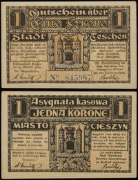 1 korona 25.10.1919, numeracja 845987, kilka dro