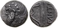 brąz ok. 340–325 pne, Aw: Głowa Satyra w lewo, R