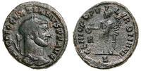 follis 296–297, Rzym, Aw: Popiersie cesarza w wi