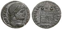 follis 326–328, Tessaloniki, Aw: Głowa cesarza w