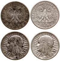 zestaw: 2 x 2 złote 1933 i 1934, Warszawa, głowa
