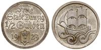1/2 guldena 1923 , Utrecht, Koga, ryski na monec
