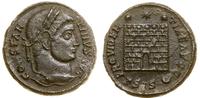 follis 328–329, Siscia, Aw: Głowa cesarza w praw