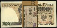 zestaw 91 banknotów o nominale 500 złotych 1.06.