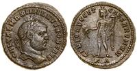 follis 297–299, Cyzicus, Aw: Głowa cesarza w wie