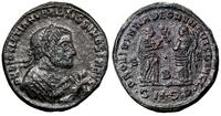 follis 305–306, Serdica, Aw: Popiersie cesarza w