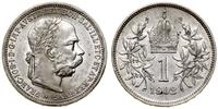 1 korona 1902, Wiedeń, srebro próby 835, Herinek