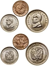zestaw 3 monet 1965, Bogota, w skład zestawu wch