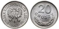 20 groszy 1963, Warszawa, aluminium, Parchimowic