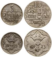 zestaw 2 monet 1923, Berlin, w skład zestawu wch