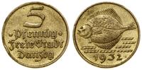 5 fenigów 1932, Berlin, Flądra, AKS 23, CNG 511,