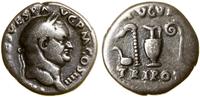 denar 72–73, Rzym, Aw: Głowa cesarza w wieńcu la
