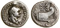 denar 77–78, Rzym, Aw: Głowa cesarza w wieńcu la