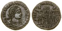 follis 334–335, Siscia, Aw: Głowa cezara w wieńc