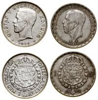 lot 2 x 1 korona 1939, 1946, Sztokholm, srebro p