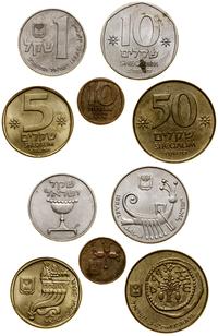 Izrael, zestaw 5 monet, 1980–1984
